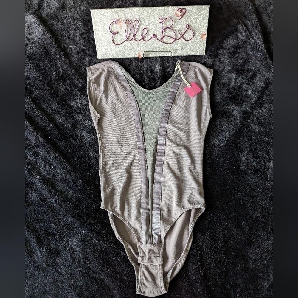 Gray Body Suit Poof M